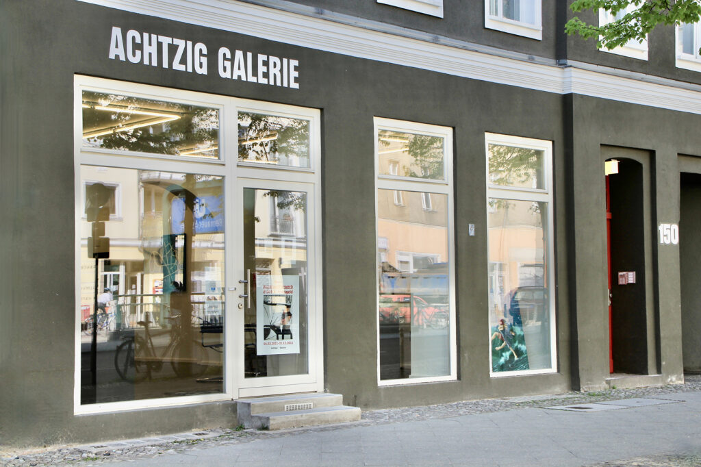 Diana Achtzig, Künstlerin und Galeristin der Achtzig-Galerie für zeitgenössische Kunst  Brunnenstraße 150, Berlin-Mitte, 10115, Foto der Galerie Räume