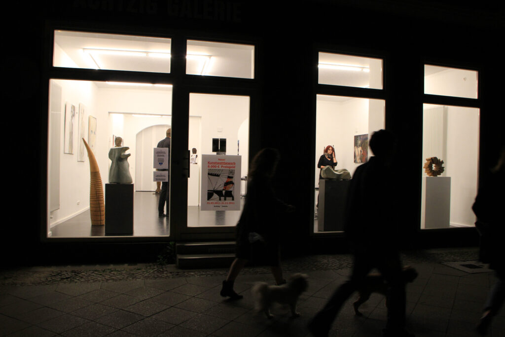 Diana Achtzig Künstlerin und Galeristin der Achtzig-Galerie für zeitgenössische Kunst  Brunnenstraße 150, Berlin-Mitte, 10115, Foto der Galerie Räume