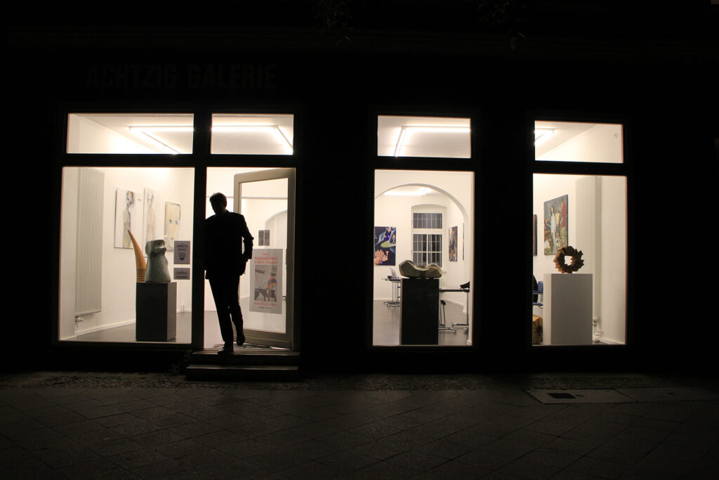 Diana Achtzig Künstlerin und Galeristin der Achtzig-Galerie für zeitgenössische Kunst  Brunnenstraße 150, Berlin-Mitte, 10115, Foto der Galerie Räume