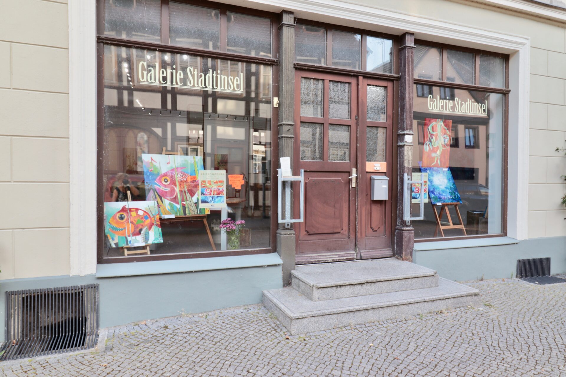 2021 - Diana Achtzig Kunstausstellung in der Stadtinsel-Galerie Havelberg, Langen Straße 36, 39539 Havelberg, Titel „Zeitenwandel“.